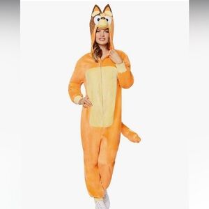 Bluey Adult Chilli Jumpsuit Costume  - size large